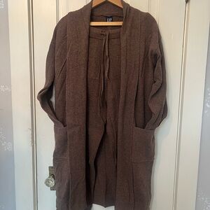 GAP Brown Open Front Cardigan and pants set